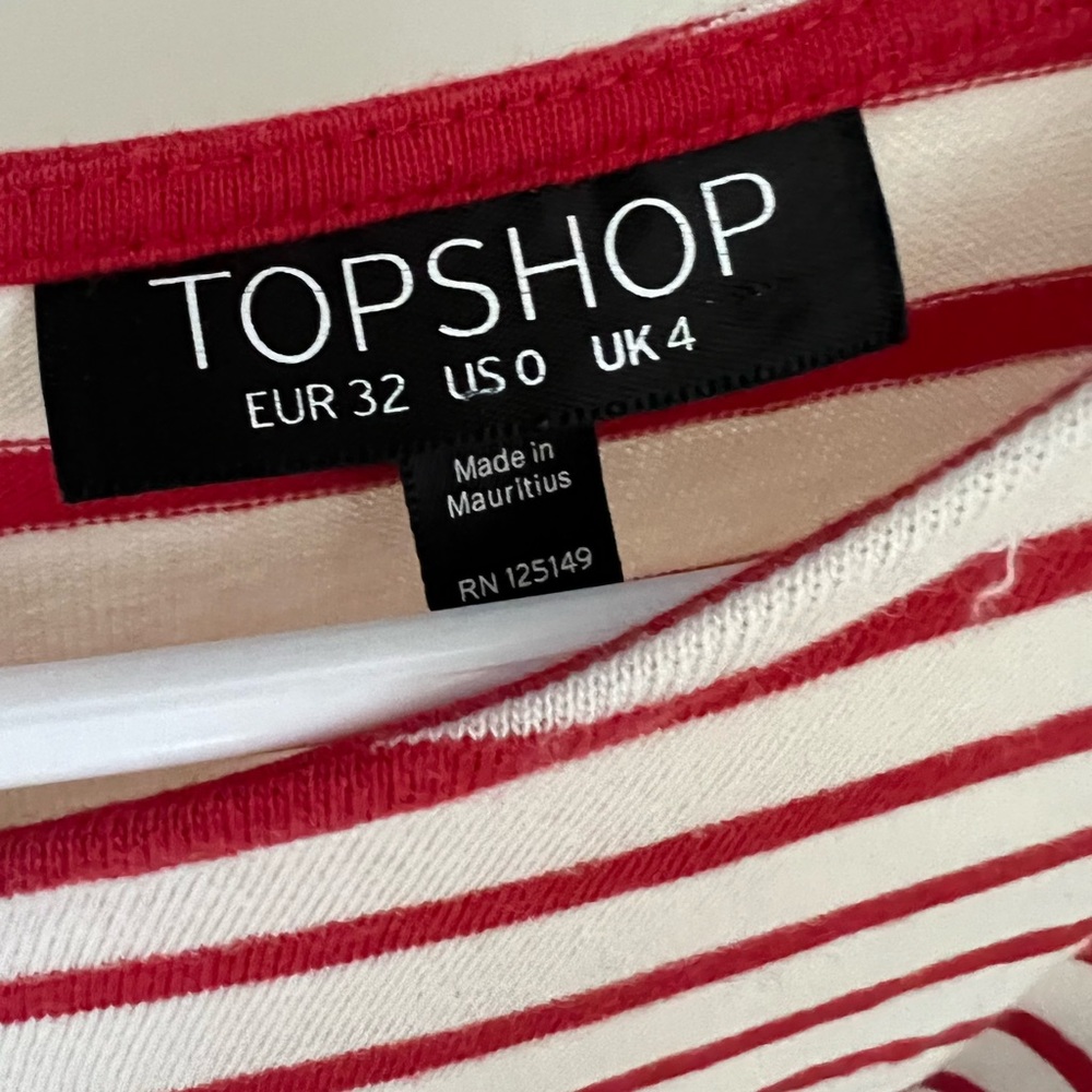 Striped TOPSHOP dress